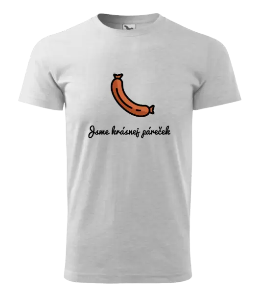 Pánské tričko Jsme krásnej páreček - on