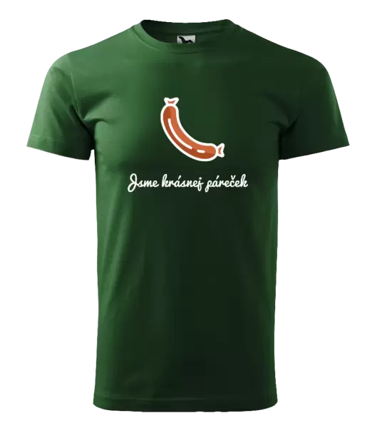 Pánské tričko Jsme krásnej páreček - on