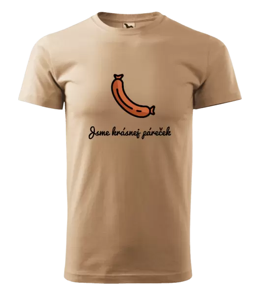 Pánské tričko Jsme krásnej páreček - on