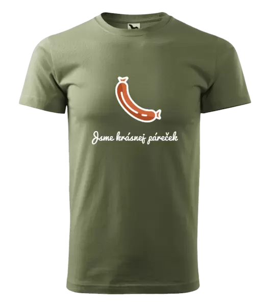 Pánské tričko Jsme krásnej páreček - on