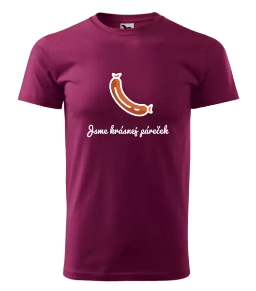 Pánské tričko Jsme krásnej páreček - on