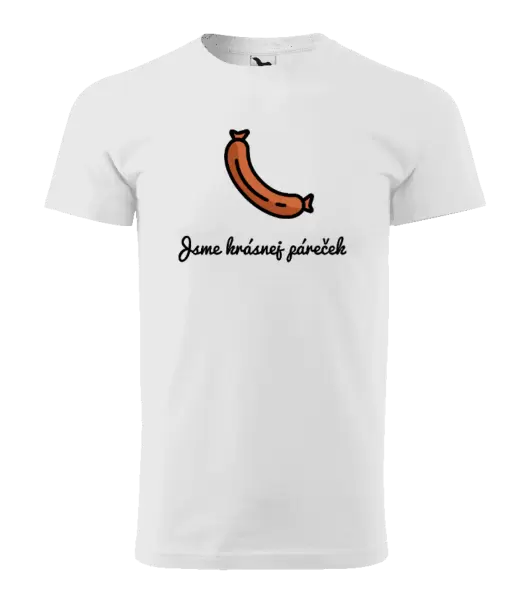 Pánské tričko Jsme krásnej páreček - on