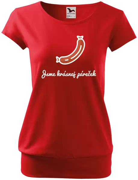 Dámské tričko Jsme krásnej páreček - ona