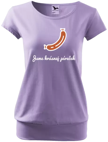 Dámské tričko Jsme krásnej páreček - ona