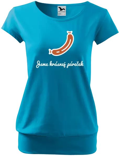 Dámské tričko Jsme krásnej páreček - ona