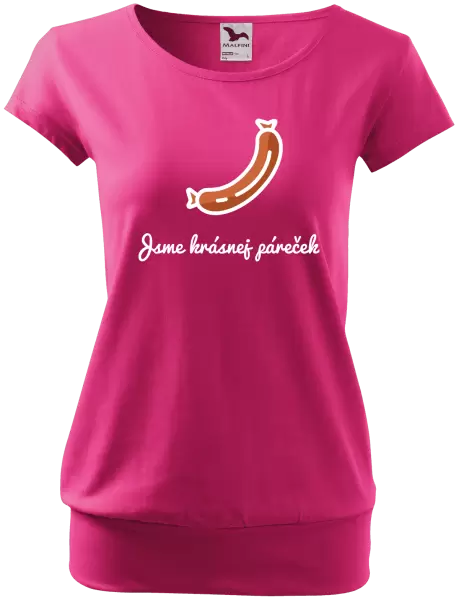 Dámské tričko Jsme krásnej páreček - ona