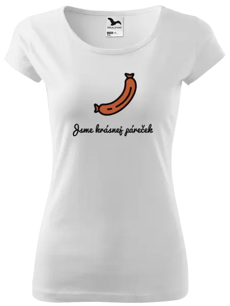 Dámské tričko Jsme krásnej páreček - ona