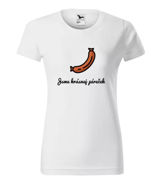 Dámské tričko Jsme krásnej páreček - ona
