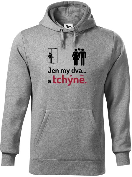 Pánská mikina Jen my dva a tchýně