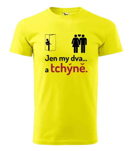 Pánské tričko Jen my dva a tchýně