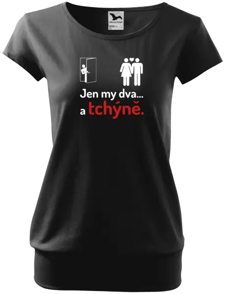 Dámské tričko Jen my dva a tchýně