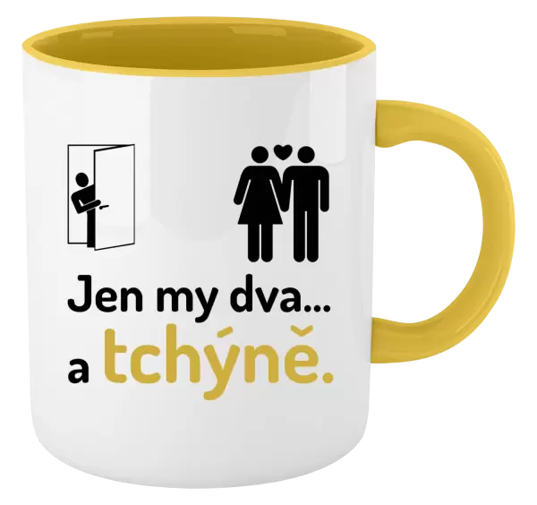 Hrnek Jen my dva a tchýně