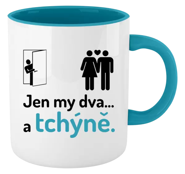 Hrnek Jen my dva a tchýně