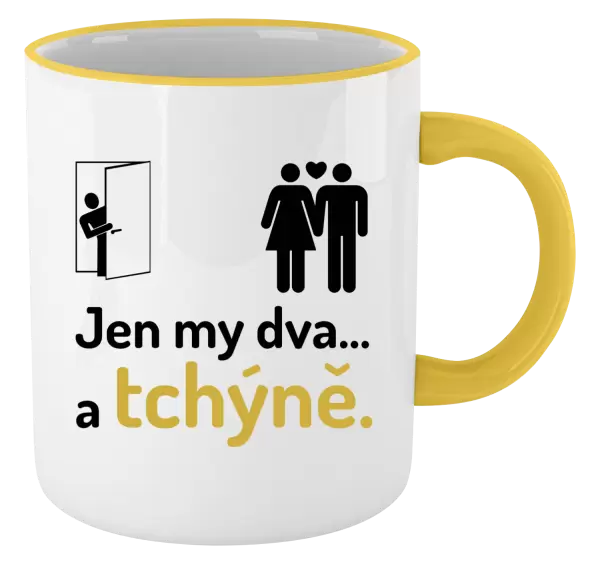 Hrnek Jen my dva a tchýně