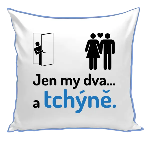 Polštář Jen my dva a tchýně