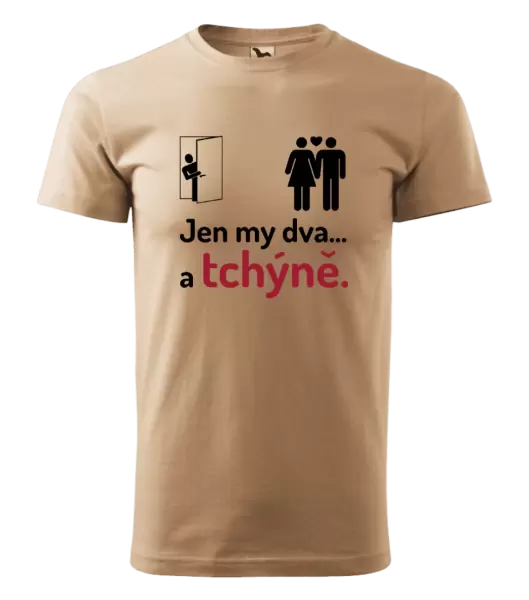 Pánské tričko Jen my dva a tchýně