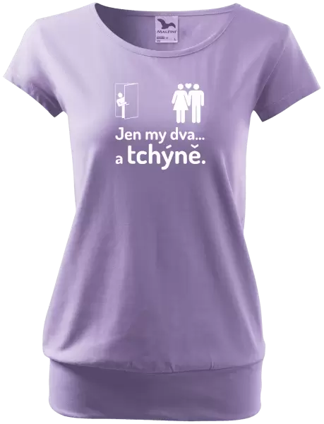 Dámské tričko Jen my dva a tchýně