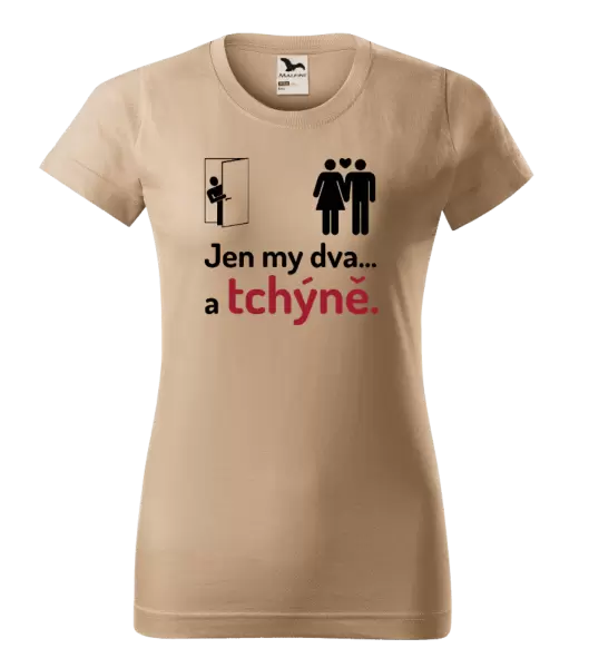 Dámské tričko Jen my dva a tchýně