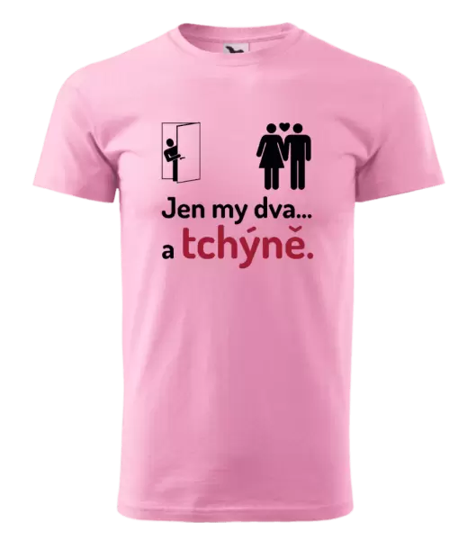 Pánské tričko Jen my dva a tchýně
