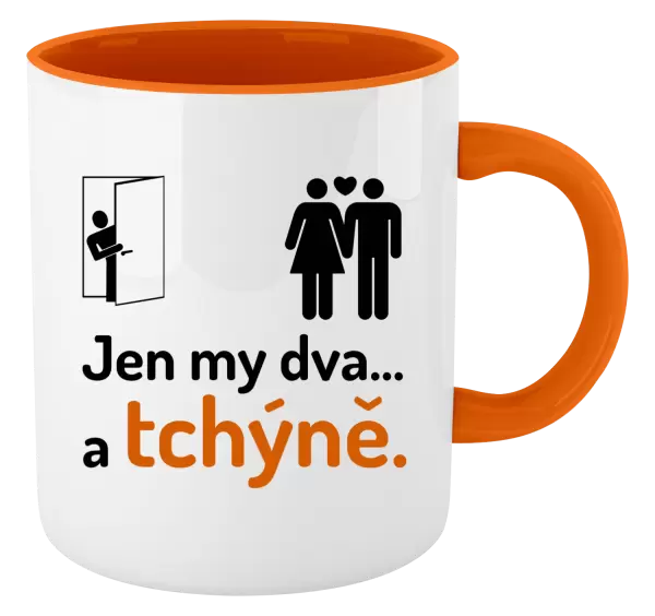 Hrnek Jen my dva a tchýně
