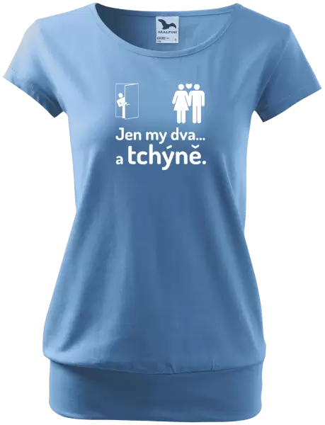 Dámské tričko Jen my dva a tchýně