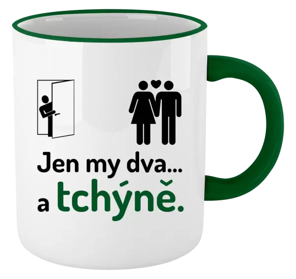 Hrnek Jen my dva a tchýně