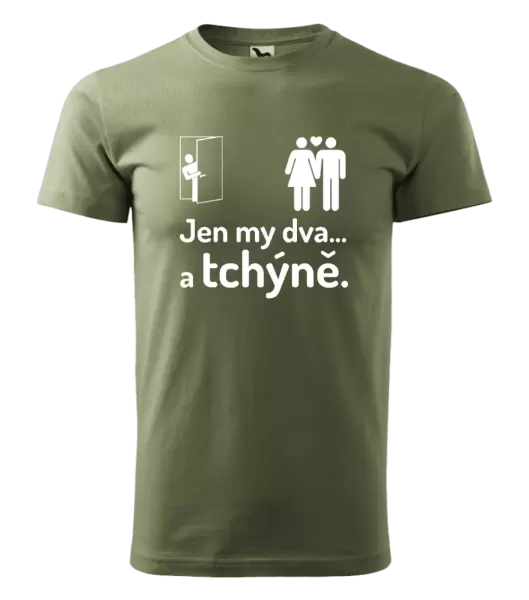 Pánské tričko Jen my dva a tchýně