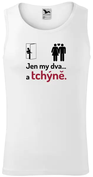 Pánské tílko Jen my dva a tchýně