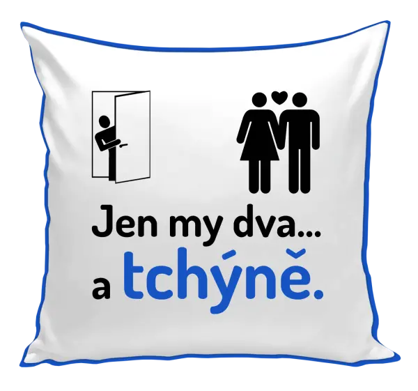 Polštář Jen my dva a tchýně