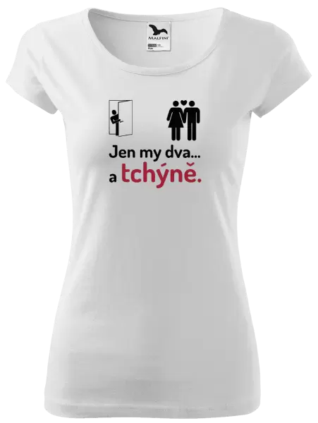 Dámské tričko Jen my dva a tchýně