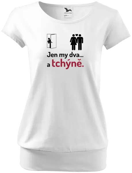 Dámské tričko Jen my dva a tchýně