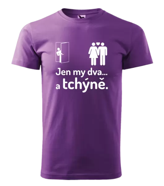 Pánské tričko Jen my dva a tchýně