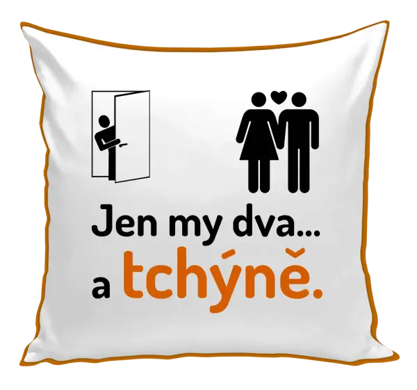 Polštář Jen my dva a tchýně