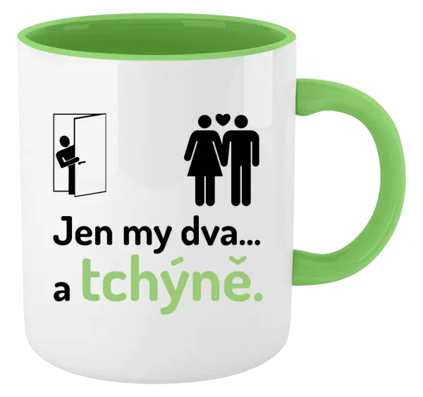 Hrnek Jen my dva a tchýně
