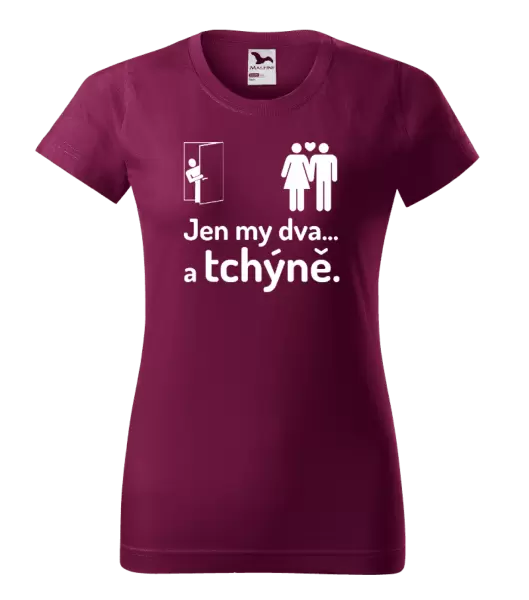 Dámské tričko Jen my dva a tchýně