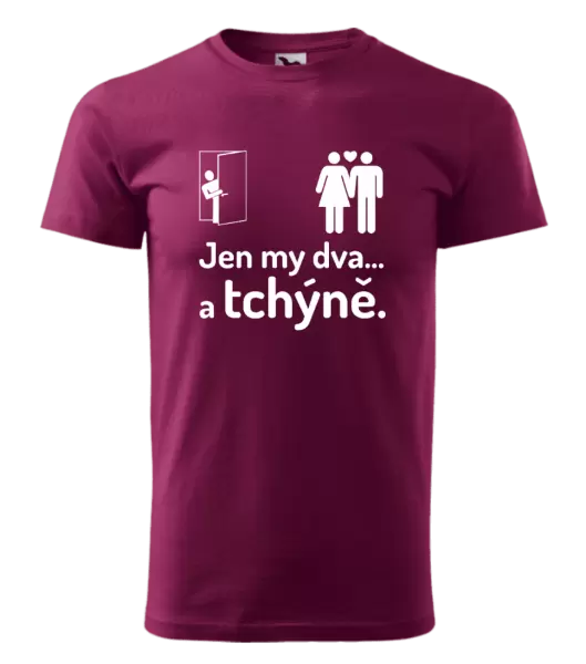 Pánské tričko Jen my dva a tchýně