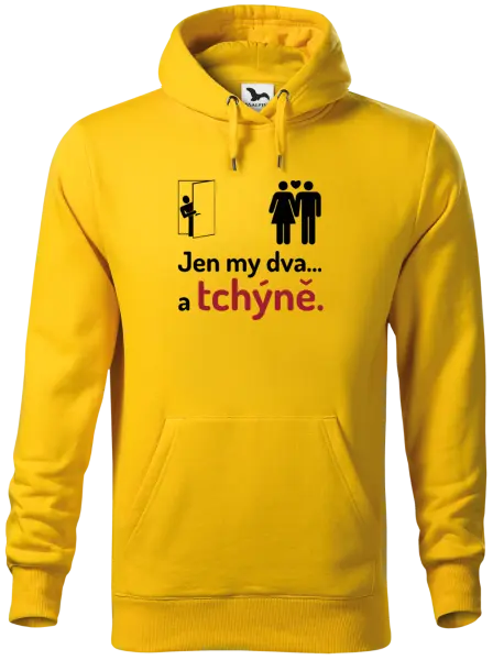 Pánská mikina Jen my dva a tchýně