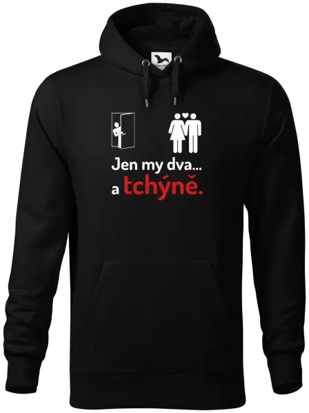 Pánská mikina Jen my dva a tchýně