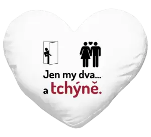 Polštář Jen my dva a tchýně