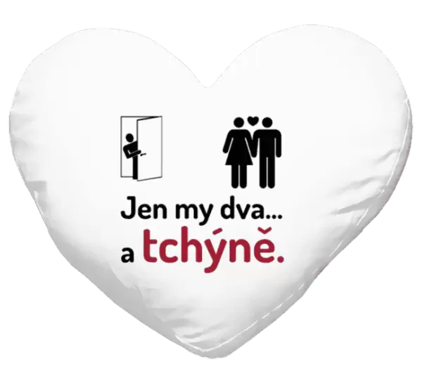 Polštář Jen my dva a tchýně