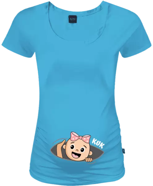 Těhotenské tričko Kuk - holcička