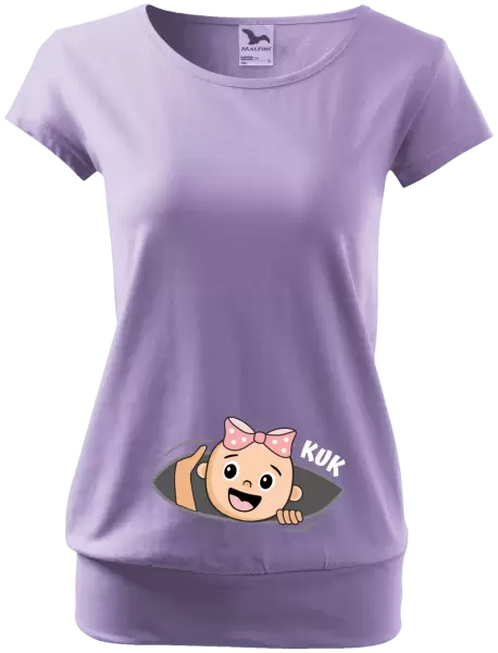 Těhotenské tričko Kuk - holcička