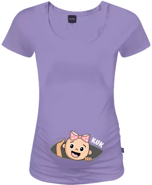 Těhotenské tričko Kuk - holcička