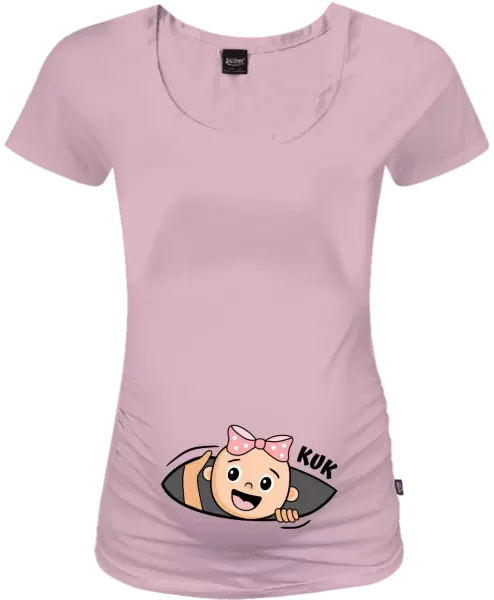 Těhotenské tričko Kuk - holcička