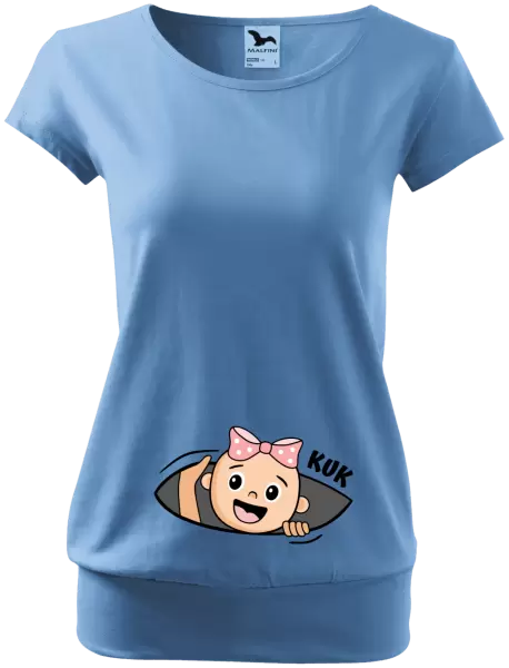 Těhotenské tričko Kuk - holcička