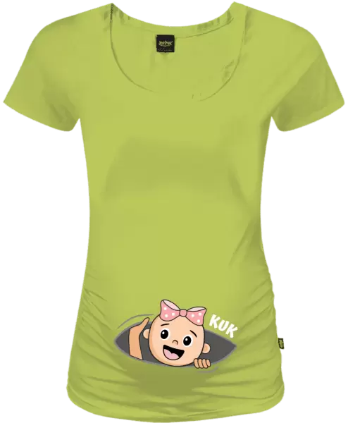 Těhotenské tričko Kuk - holcička