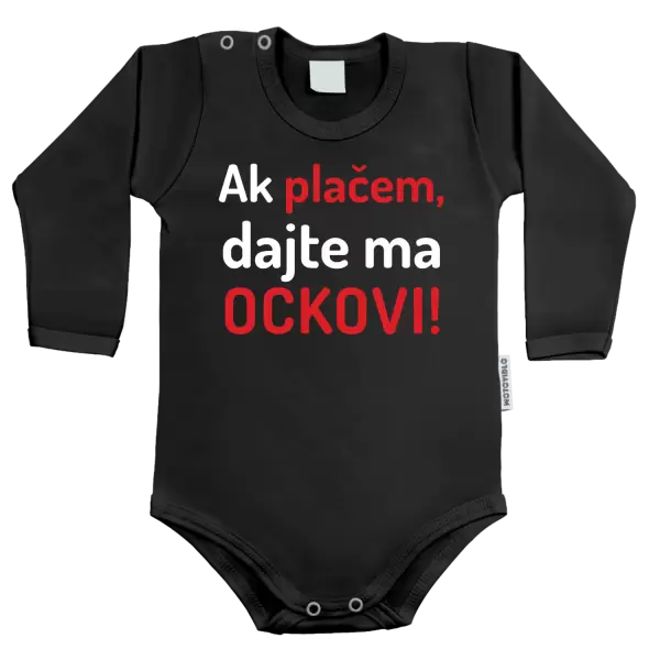 Detské body Ak plačem, dajte ma ockovi