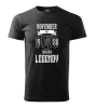 Pánske narodeninové tričko Zrodenie legendy