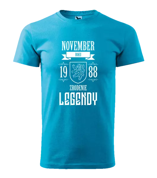 Pánske narodeninové tričko Zrodenie legendy