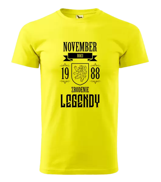 Pánske narodeninové tričko Zrodenie legendy